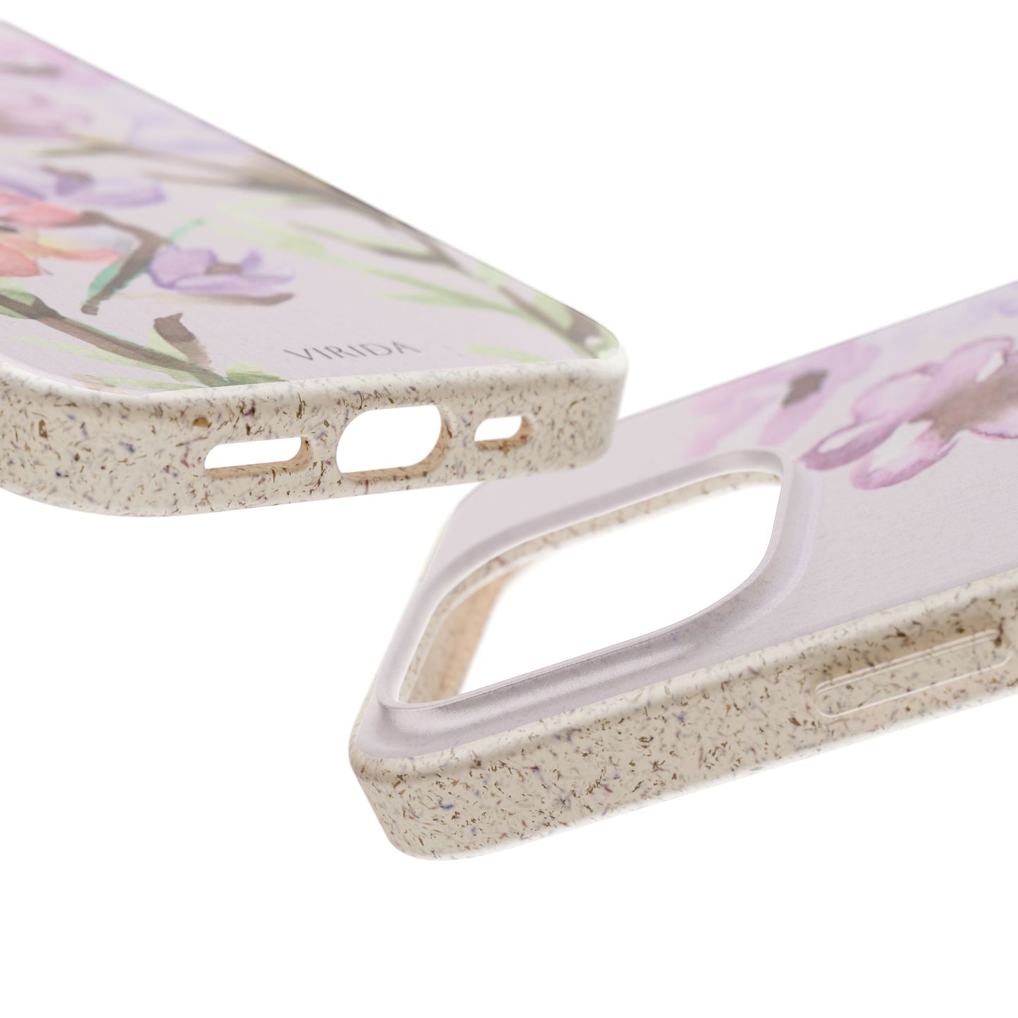 Biodegradable phone case - Purple Bouquet