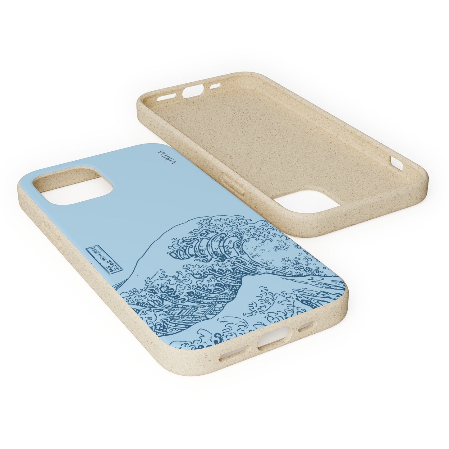 Biodegradable phone case - Hokusai