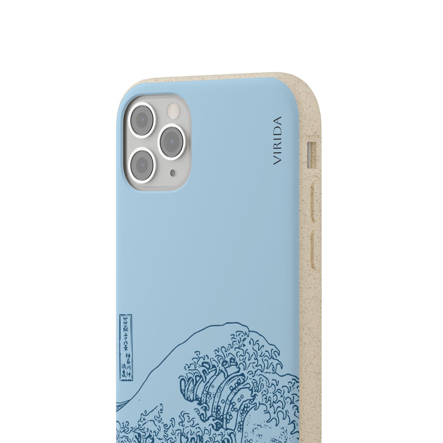 Biodegradable phone case - Hokusai