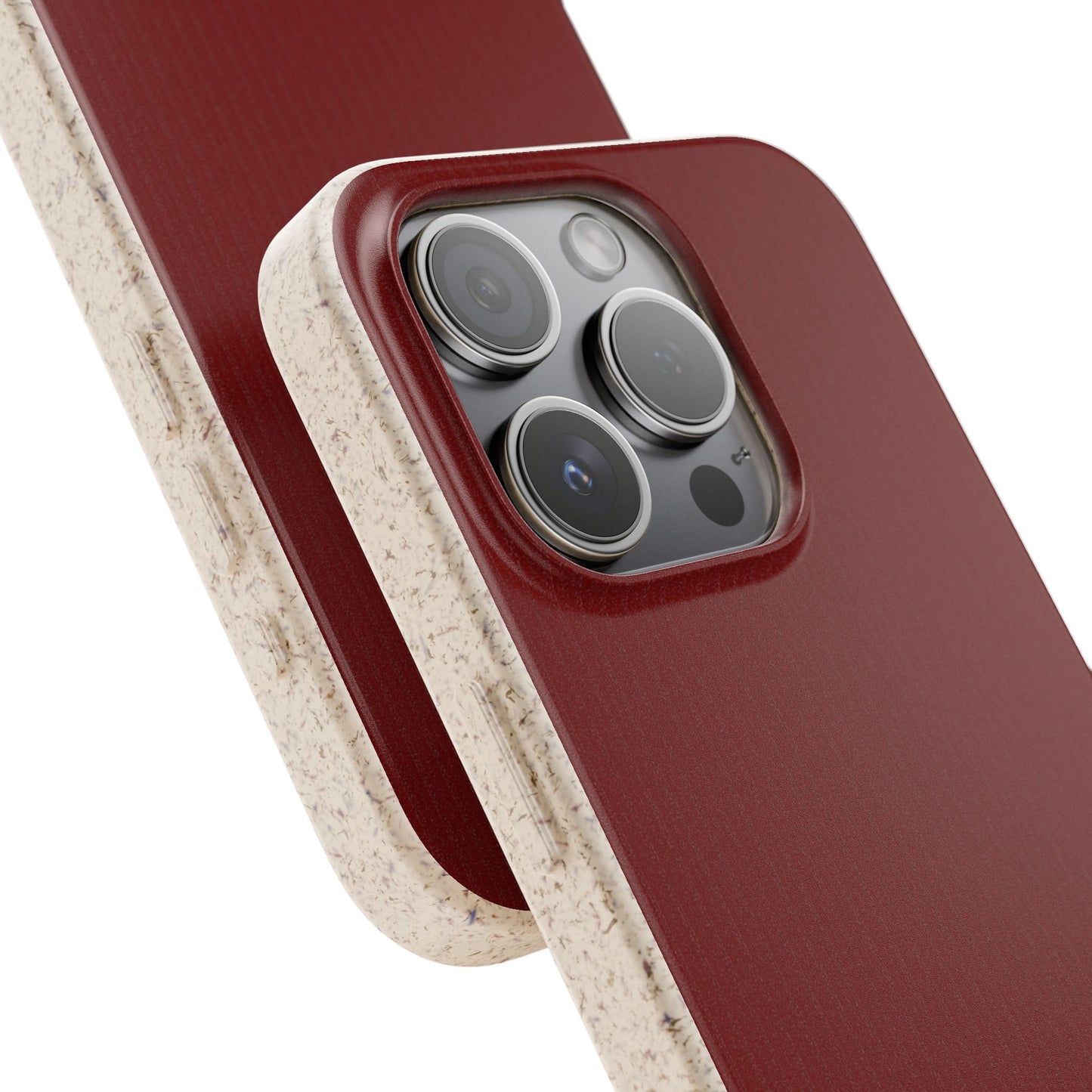 Biodegradable phone case - Burgundy