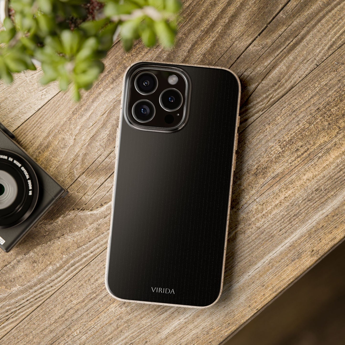 Biodegradable phone case - Intense Black