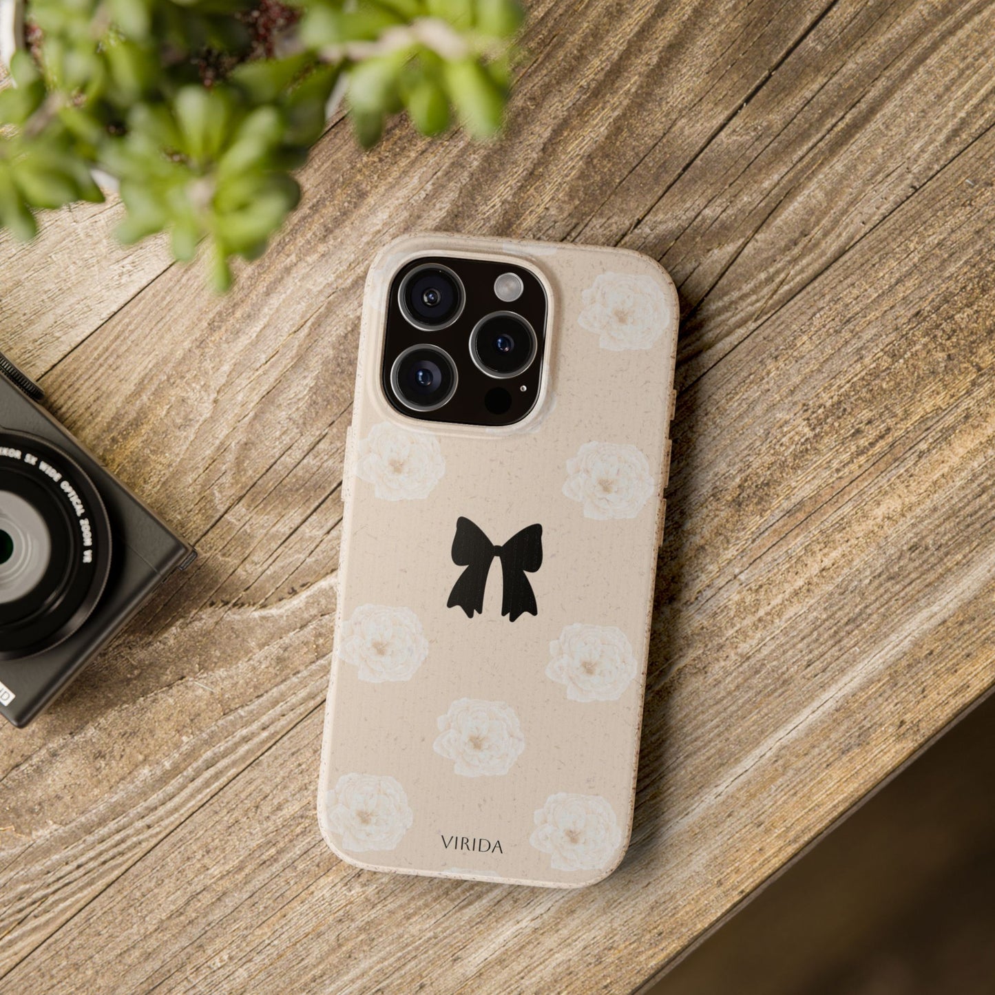 Biodegradable phone case - Camellia