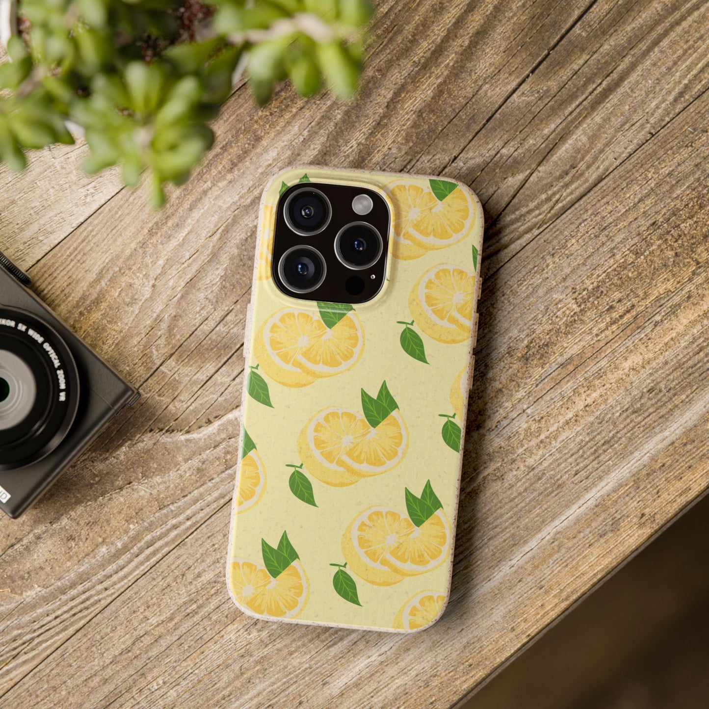 Biodegradable phone case - Lemon