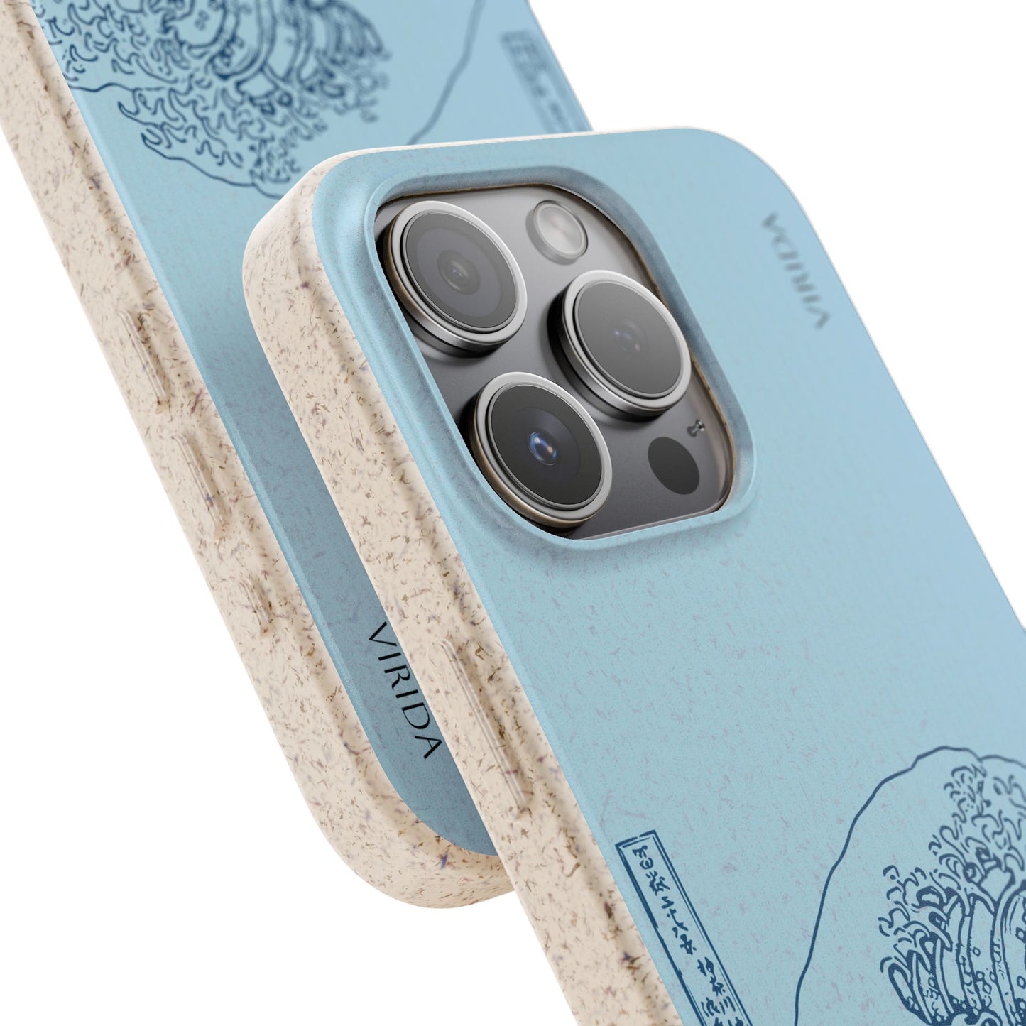 Biodegradable phone case - Hokusai