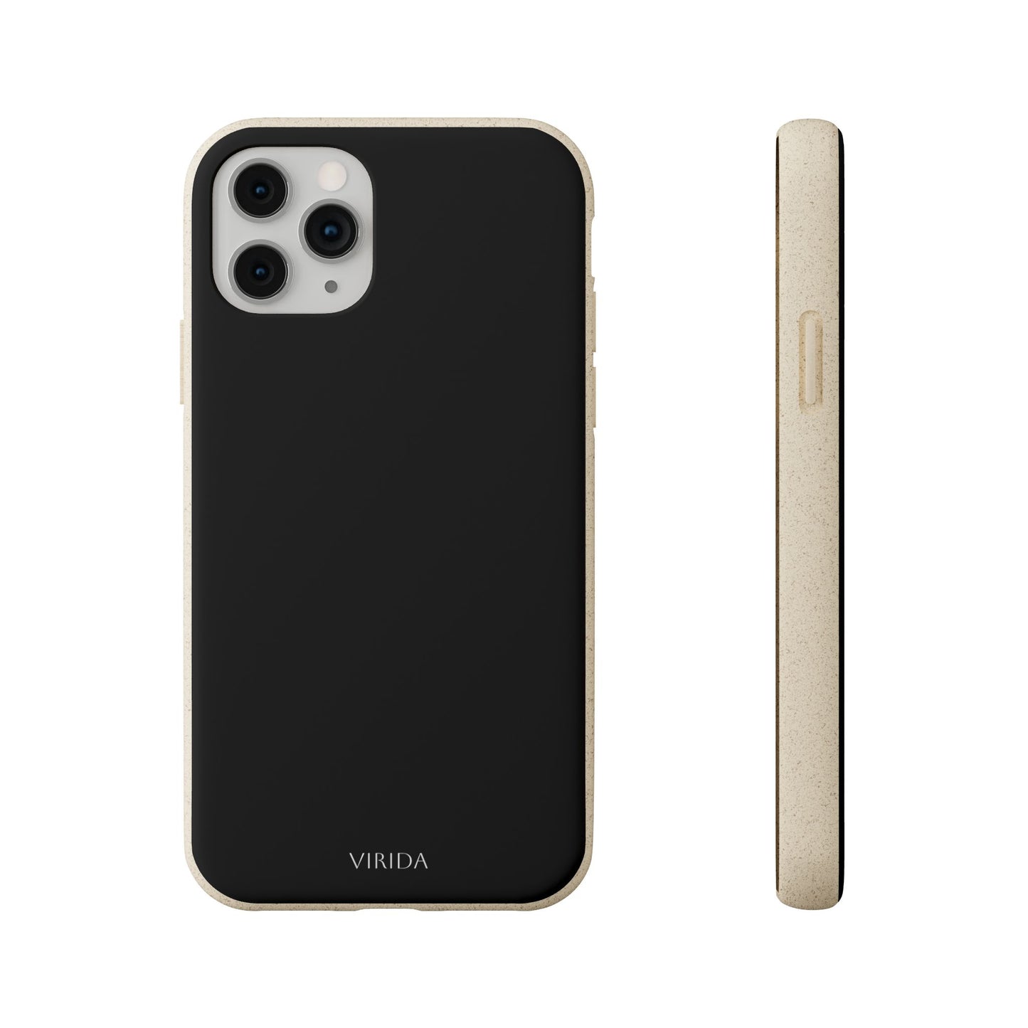 Biodegradable phone case  - Intense Black