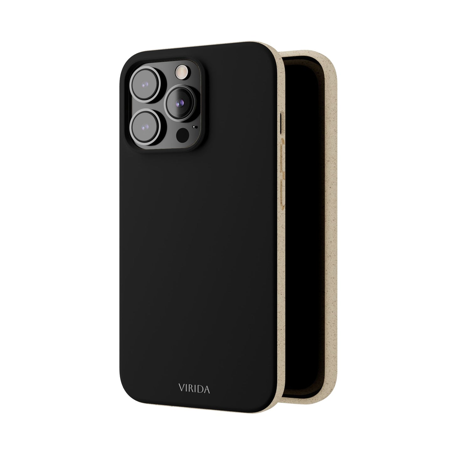 Biodegradable phone case  - Intense Black