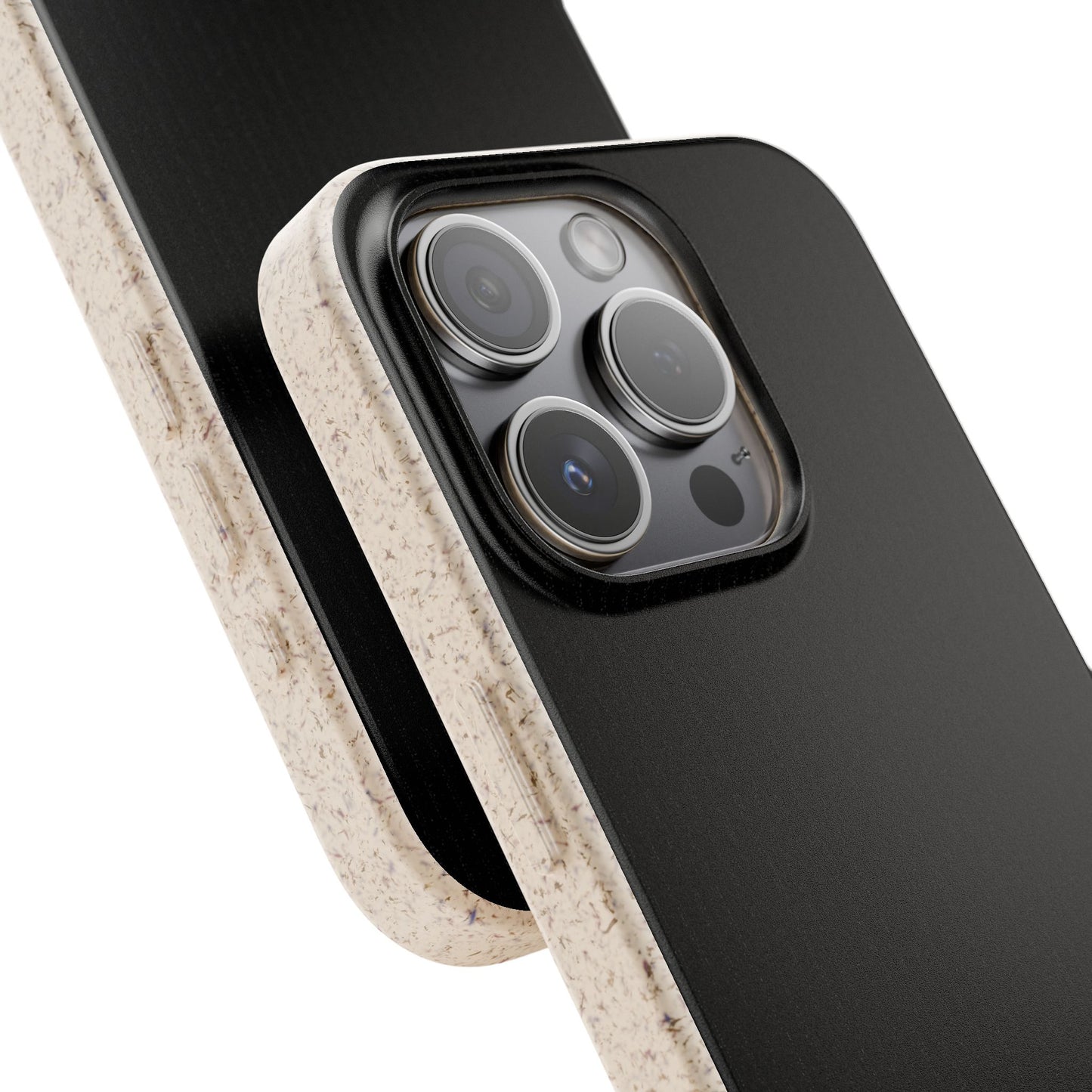 Biodegradable phone case  - Intense Black
