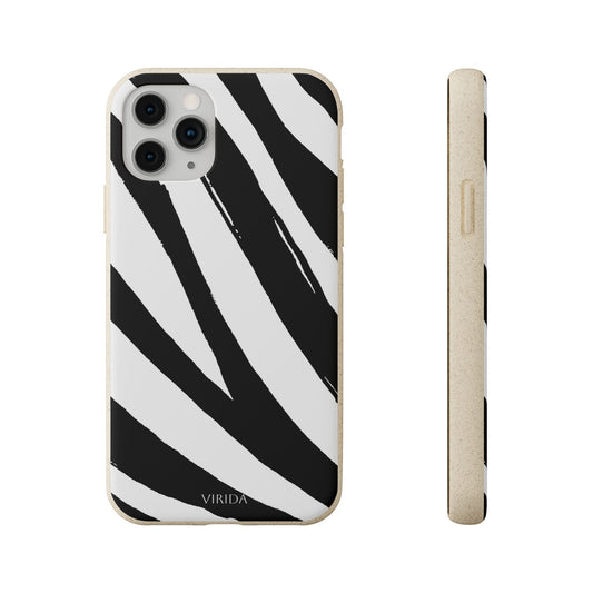 Biodegradable phone case - Zebra