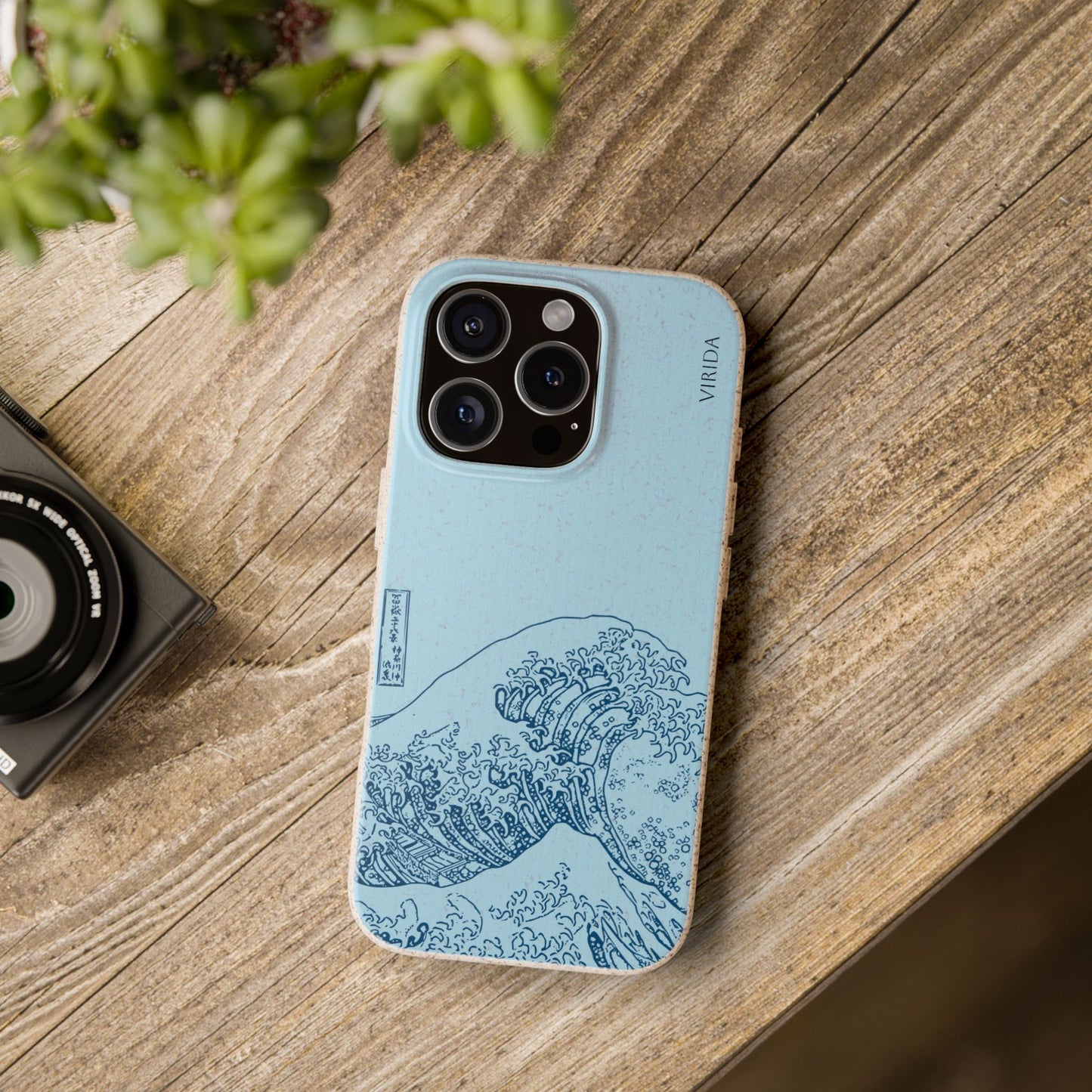 Biodegradable phone case - Hokusai