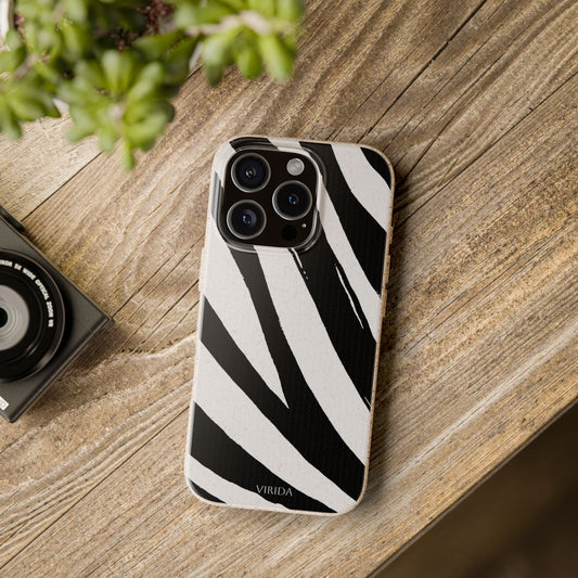 Biodegradable phone case - Zebra